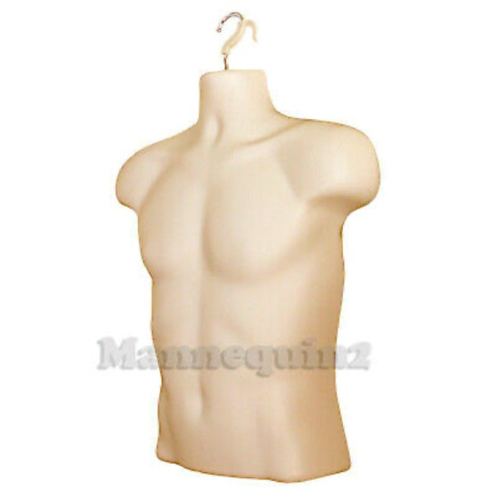 1 half male mannequin 1 stand